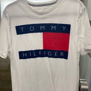 Tommy Hilfiger Plain white logo t shirt